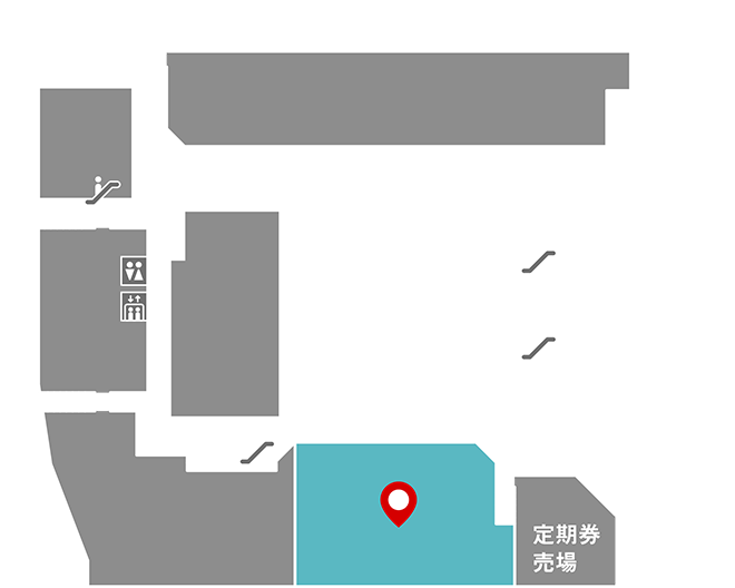阪急梅田駅2階